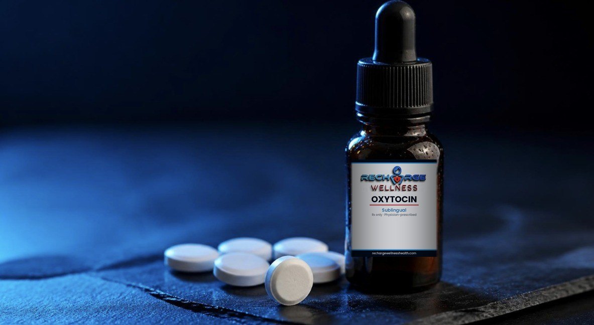 Recharge Wellness oxytocin dropper bottle